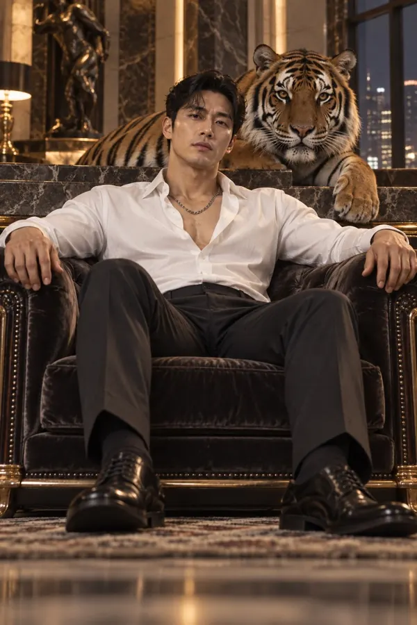 Portrait of Kang Taejun from The Tiger’s Invitation.